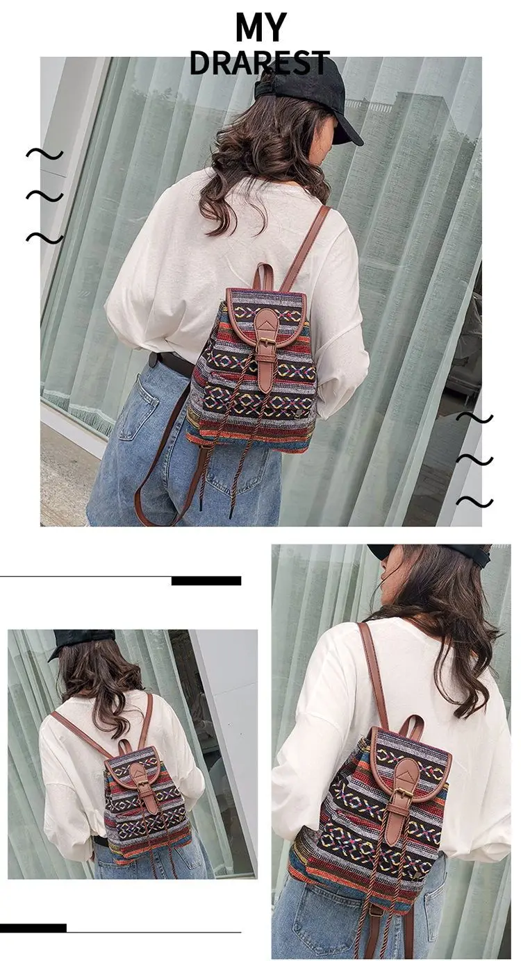 bohemian backpack bag bags women's backpacks women shoulders bag purses (26)