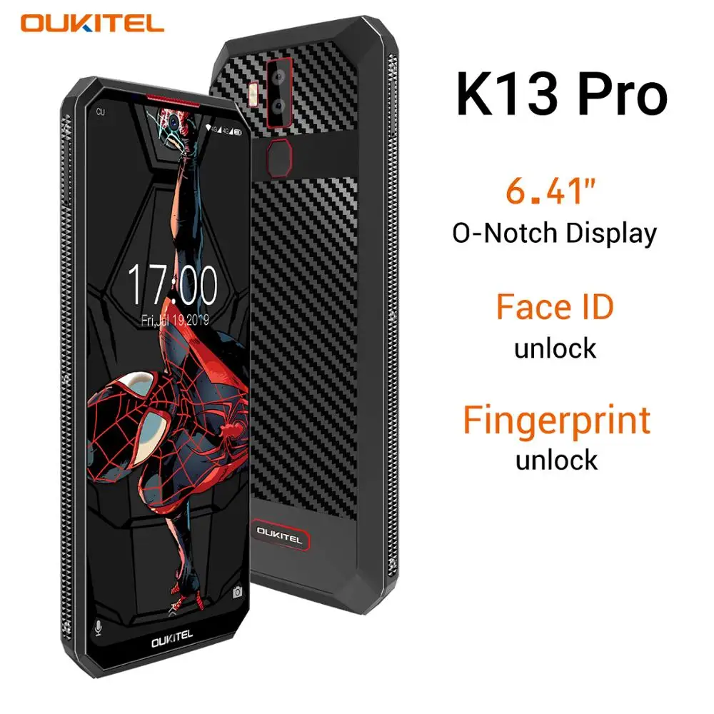 OUKITEL K13 Pro 6 41 &quot19 5: 9 Android 0 мобильный телефон MT6762 4G Оперативная память 64G Встроенная