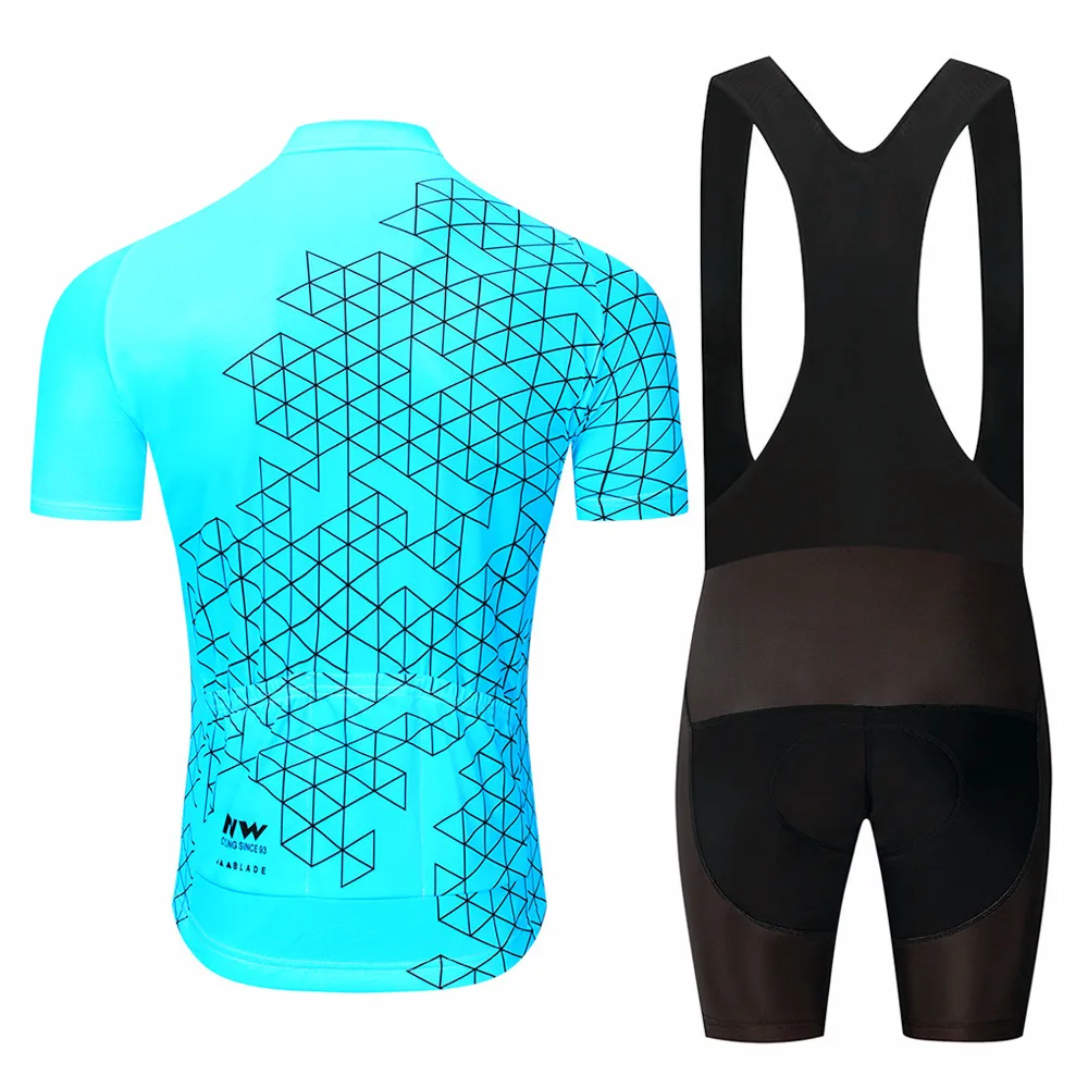 NW Лето Велоспорт Джерси короткий рукав велосипедный набор одежда ropa Ciclismo uniformes велосипедная Одежда Майо нагрудник шорты