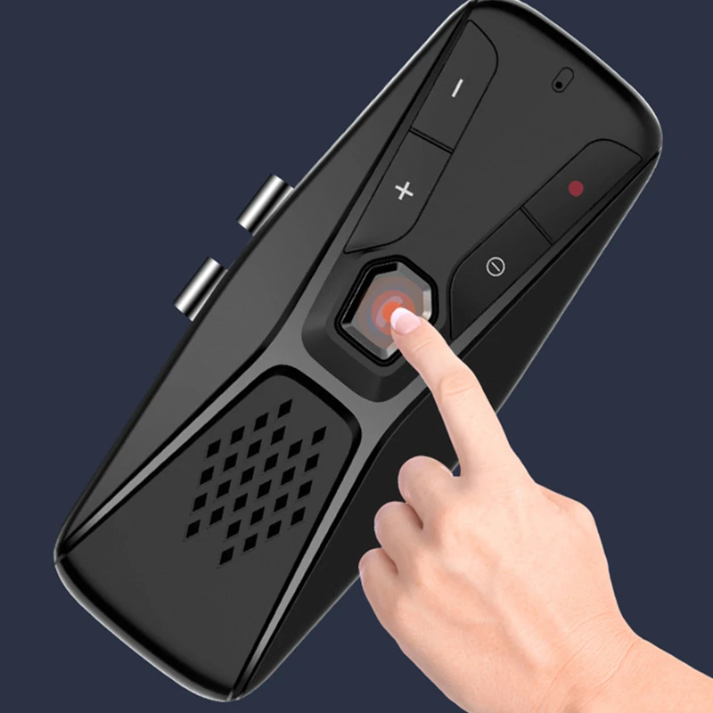 

Car Sun Visor Bluetooth Car Kit Handsfree Phone Call Bluetooth 5.0 Receiver Music Player