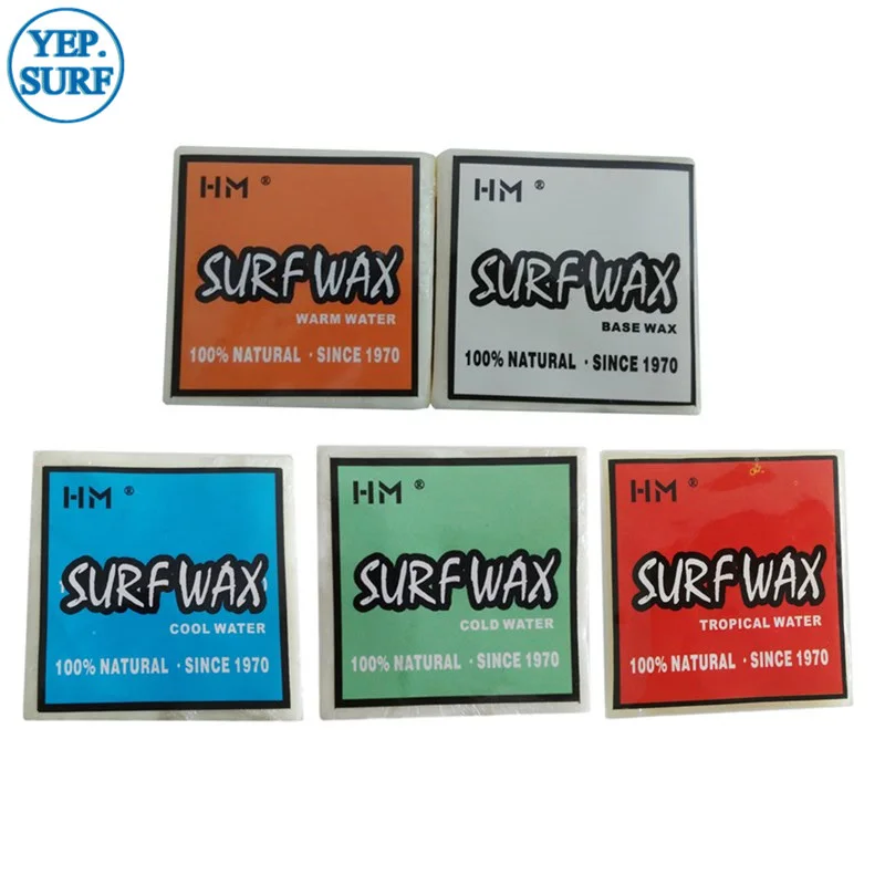 Surfboard Anti-slip Wax Favorable Combination 5 Kinds Water Temperature Wax+Wax Comb Or 2pcs/set Wax Surfing Accessories