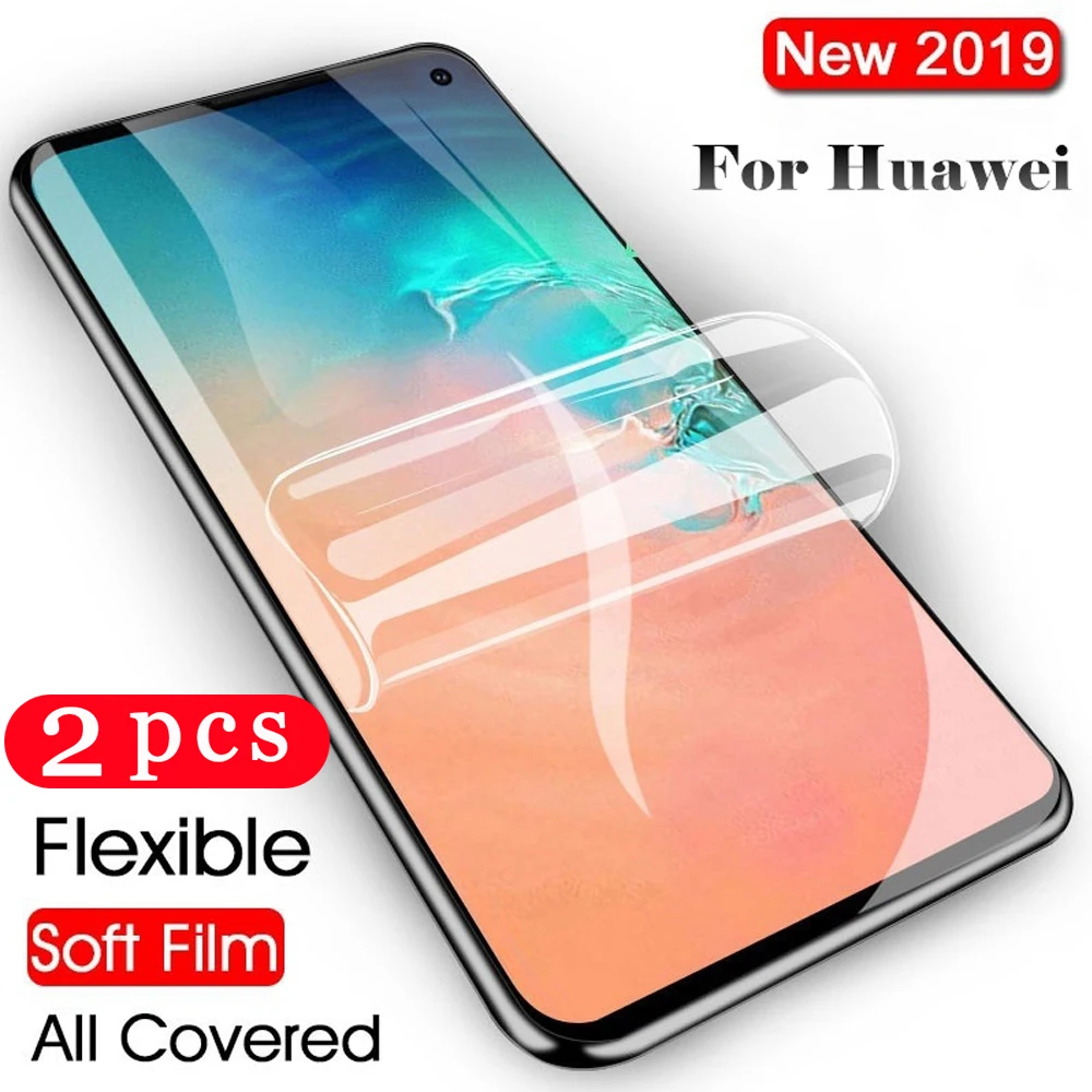 Гидрогелевая пленка для huawei y5 lite y6 y7 prime pro 2019 2018 защита экрана телефона защитная