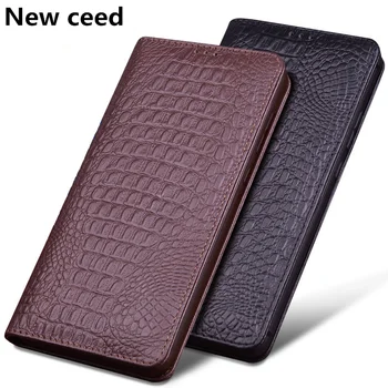 

Luxury Natural Leather Magnetic Phone Bag Cases For Huawei Nova 7 Pro/Nova 7 SE/Nova 7 Flip Covers Holsters Coques Standing Capa