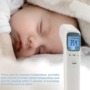 

Multifunctio Forehead and Ear Thermomete Digital Infrared Thermomete