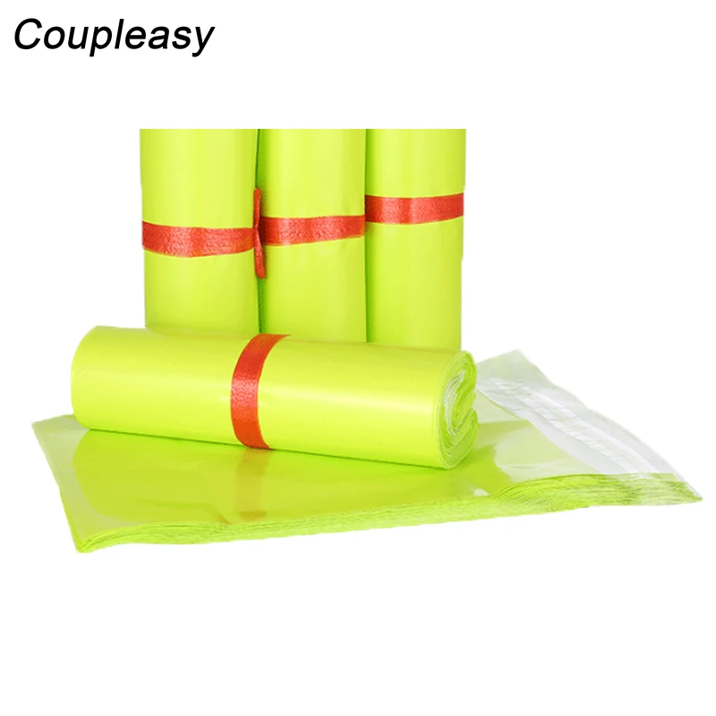 

10pcs Light Green Self Adhesive Plastic Courier Bag Poly Express Mailing Envelope Waterproof Thick Mailer Postal Mailing Bag
