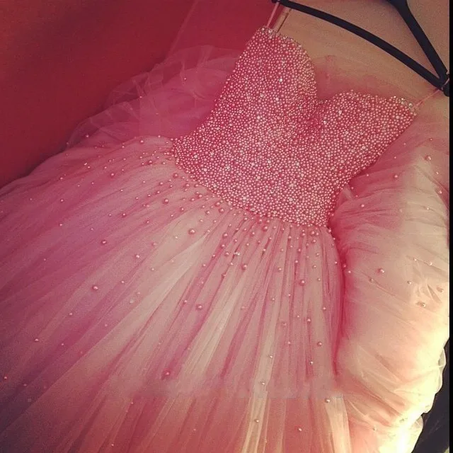 Vestidos de festa бальное платье ручной работы с бисером милое вечернее платье для выпускного вечера розовое жемчужное платье для матери невесты - Цвет: same as picture