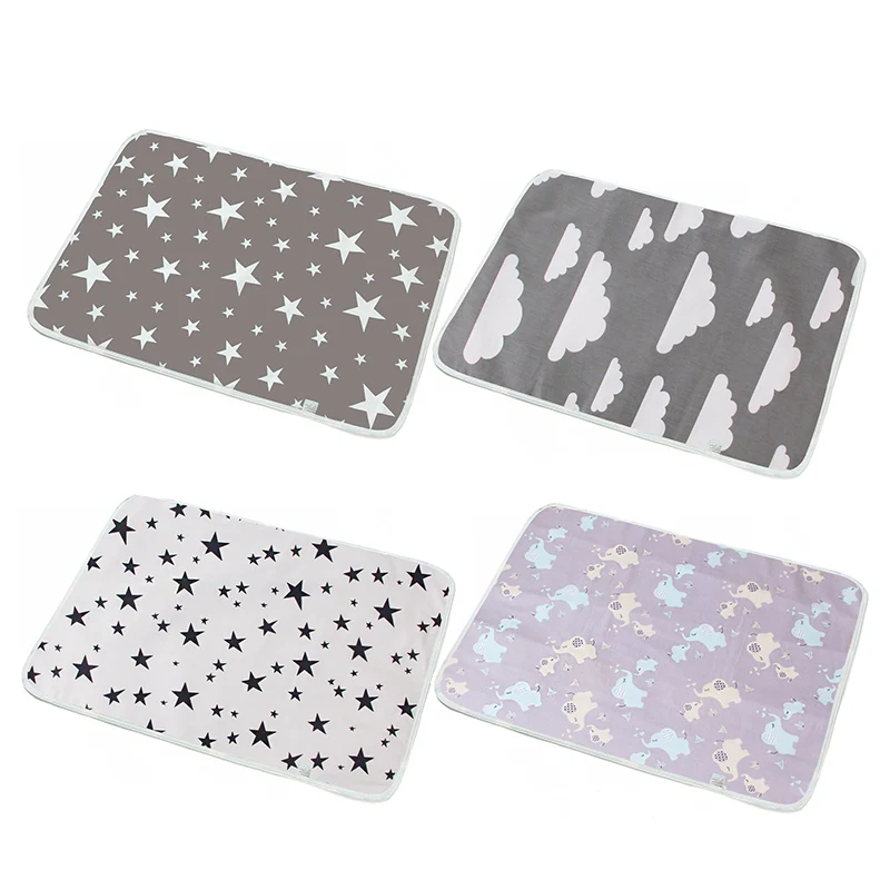 

Baby Diaper Changing mat Nappy Changing Pad Cotton Ecologic Diaper Changing Infants Portable Foldable Washable Waterproof Mat