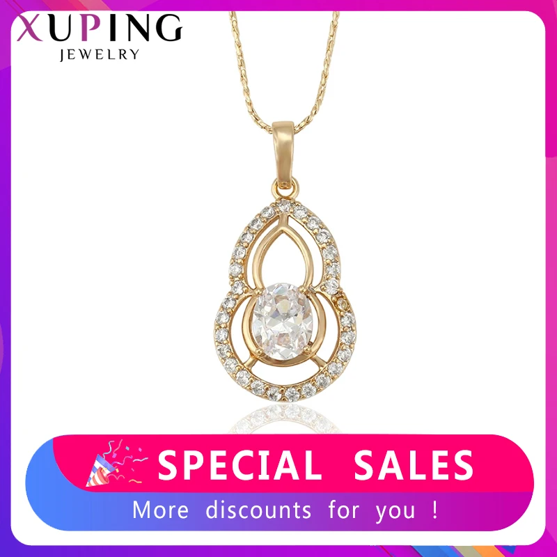 Xuping Fashion Pendant For Women Gold Color Plated Charming Jewelry