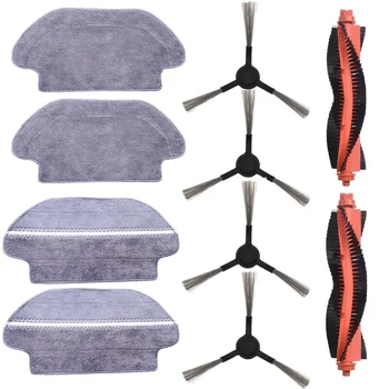 

10 Pack Roller Side Brush Mop Cloth Kit for XIAOMI STYJ02YM Vacuum Cleaner Accessories