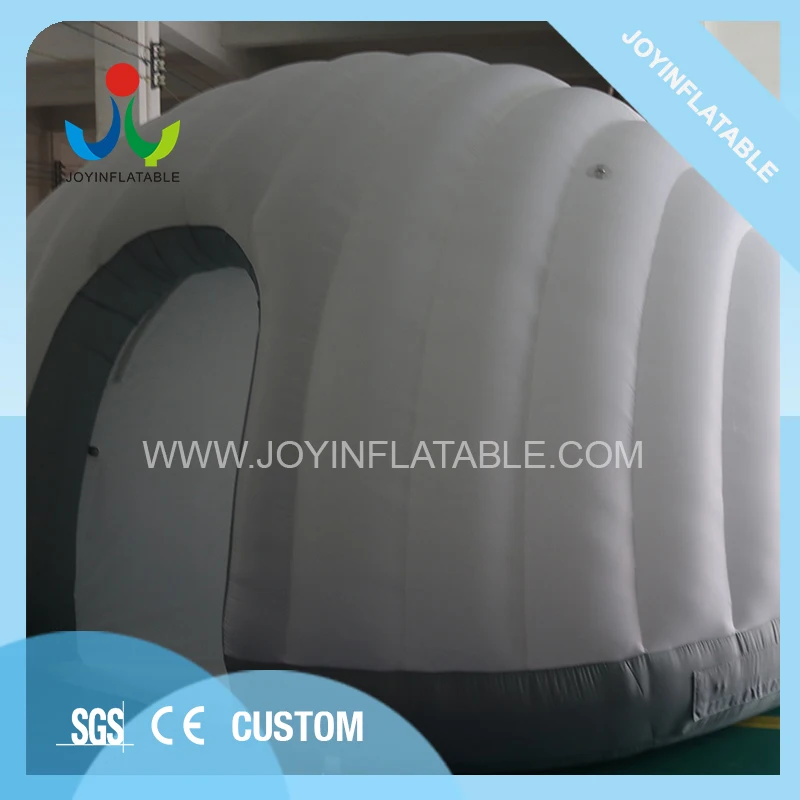 Dia 5m Outdoor Trade Show Inflatable White Dome Tent With Air Blower -6