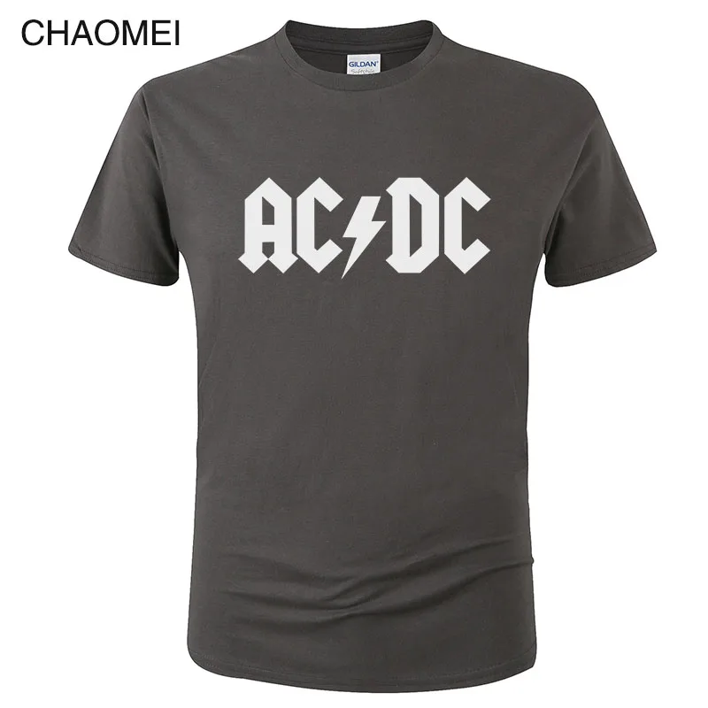 Camisetas AC DC хэви-метал, рок группа футболка мужские футболки AC/DC T Печать Повседневная футболка хип хоп короткий рукав хлопок топ C106