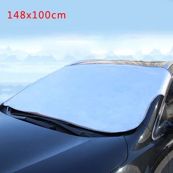 

Car Windshield Snow Cover Ice Frost Tarp Flap Sun Shade Protector 1 PCS