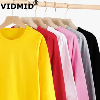 

VIDMID baby Boys Girls Kids cotton T-shirt casual candy colors clothes for kids boys girls tops children t-shirts tees 7116 01