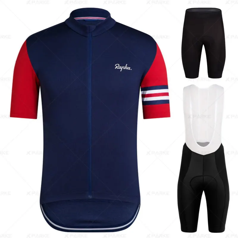 

Raphaing aleing Men Cycling Jersey Bib Shorts Pro Cycling Set Breathable Men's Cycling Jersey Kits maillots ciclismo hombre 2020