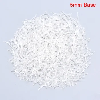 

500pcs Plastic Earring Pin Ear Post Stud Back Stoppers Blank Flat Cup Earrings Ear Clip Rubber Pad Pins Earrings Jewelry