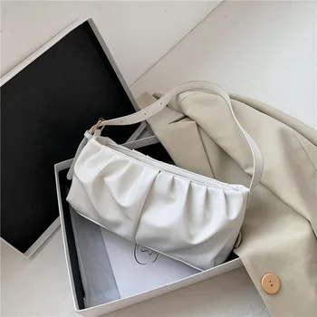

ins super fire fold bag female bag 2020 new net red armpit bag high-quality foreign one-shoulder bag womens bags handbags