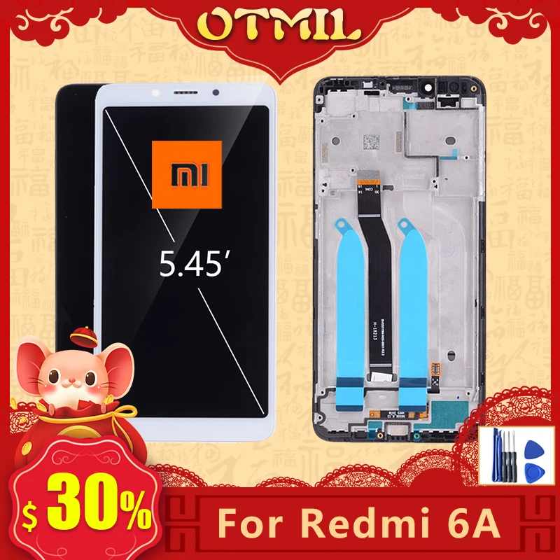 

Original 5.45" For XIAOMI Redmi 6 LCD Display Touch Screen Frame Digitizer For XIAOMI Redmi 6A Display For XIAOMI Redmi 6 LCD