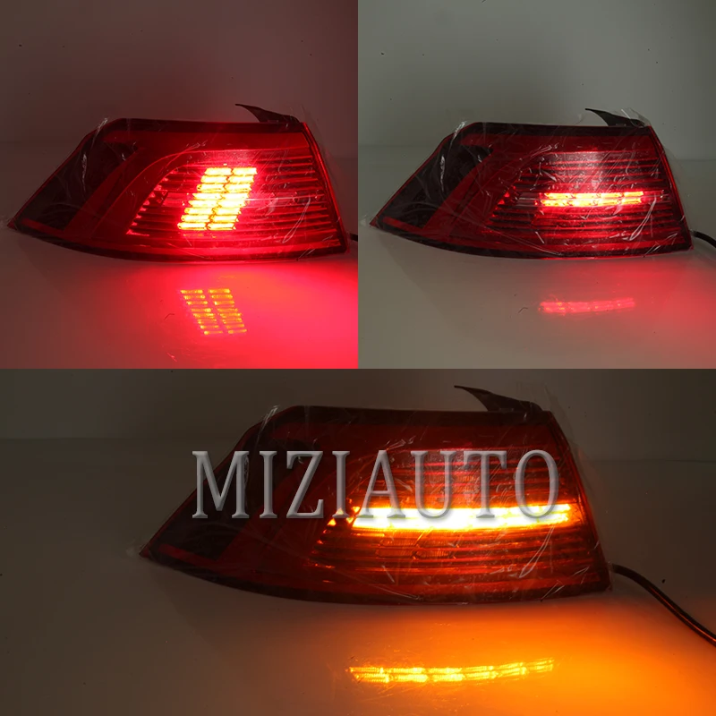 MIZIAUTO задний фонарь для VW Европейский для Magotan год задние фонари светодиодный задний фонарь лампа стоп-сигнала задний бампер свет Предупреждение