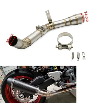 

Middle Exhaust Pipe Middle Mid Link for Kawasaki Ninja Z900 Exhaust Pipe Remodeling Exhaust Pipe Konactor Middle Pipe