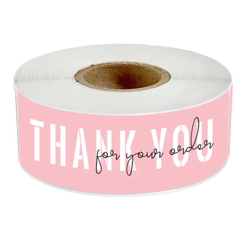 120pc "Thank You for Your Order" Sticker Gift Wrapping Sticker Envelope Baking Label Sticker Holiday Decor Birthday Gift Sticker 