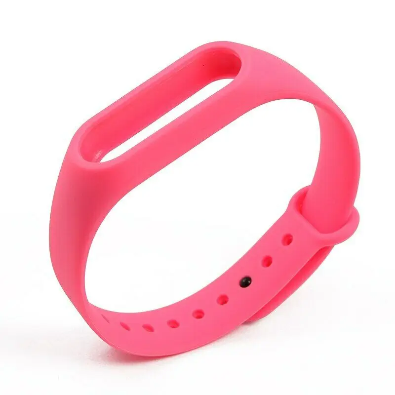 Pink Браслет Mi Band 4 ремешок Mi Band 3 спортивный ремешок на запястье силиконовый браслет для браслета 3 группа 4 браслет Miband 3 4 ремешок - Цвет: Pink