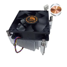 Cpu ventilador pwm 2011 núcleo de cobre por instalação de parafuso 4pin desktop computador pc cpu dissipador de calor refrigerador ventilador núcleo 4pin para lga2011