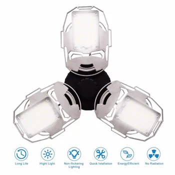 

60W E27 LED Garage Light AC85-265V Industrial Lamps 144 LED Workshop lights Industrial Lighting for Gas Station warehouse NEW