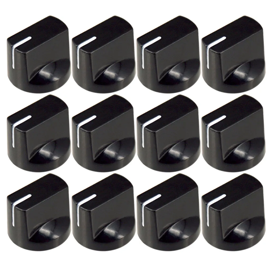 12 Pcs Guitar Volume Control Top Hat Knobs for Electric Guitar