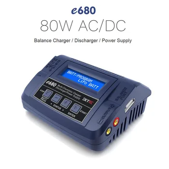 

SKYRC e680 80W AC/DC Balance Charger Discharger 13.8V DC Power Supply for LiPo Li-ion LiFe NiCd NiMH PB LiHV / DJI Mavic Battery