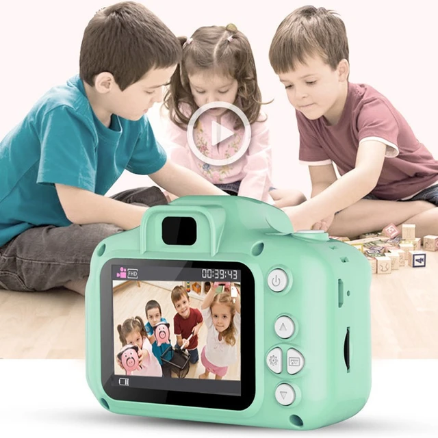 Mini cámara fotográfica digital 1080P para niños, Cámara de vídeo compacta para niños, juguete educativo, regalo de cumpleaños 5