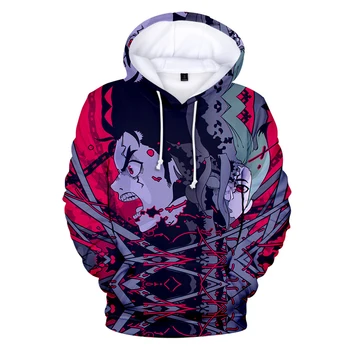 

Drstone 3D Printing Hoodies Hoodie Sweatshirt Long Sleeve Tops Anime Dr Stone TMS Entertainment Recompose 3D Hot Sale Cartoon