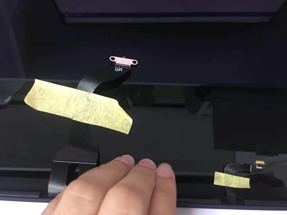 Протестирован ЖК-дисплеем для ноутбука 1" Asus ZenBook3V Deluxe UX490 UX490UA UX490UAR задняя шарниры для крышки полная сборка