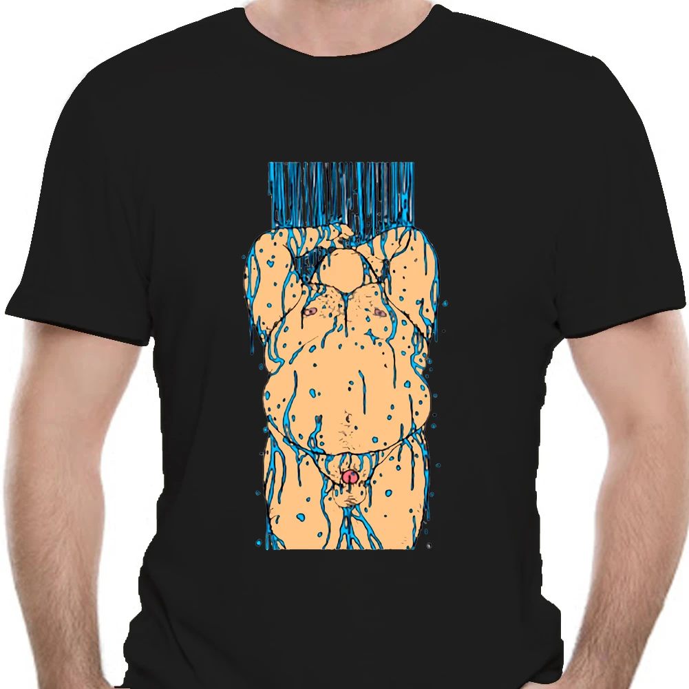 Showering Bull T Shirt Gay Bear Tee photo