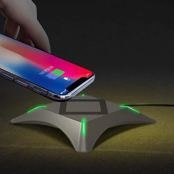 

Qi Flat Fast Charging Wireless Charging Mobile Phone Universal Single Coil Desktop Fast Charging Wireless Charger Automatic Indu