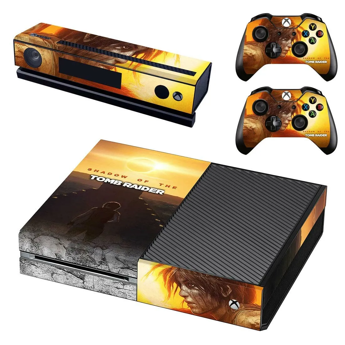 Tomb Raider стикер s для xbox one виниловые наклейки на кожу стикеры Adesivo для xbox one консоль Kinect два контроллера Скины