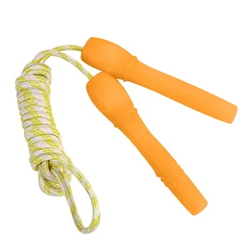 

2.4M Children Skiping Rope Weavon Ropes Adjustable Lightweight Durable Practical Jump Rope Indoor Fitness Equipment 5 Colors New