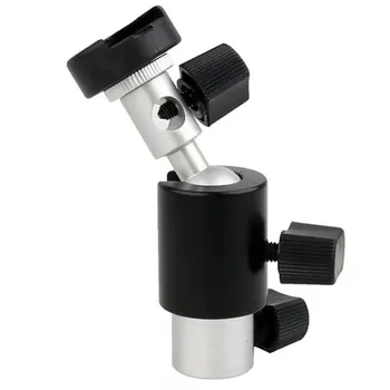

Swivel Flash Hot Shoe Umbrella Holder Light Bracket Stand Mount Adapter For Studio Light Type C/D