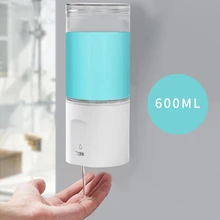 Dispenser di sapone liquido da 600ml Dispenser di sapone da bagno automatico a parete per Shampoo elettrico per cucina Home Hotel Hospital