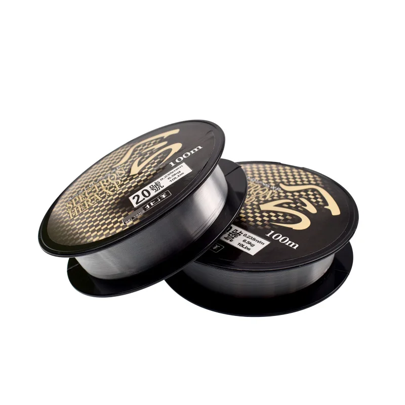 Free shipping Professional Fishing Line Super Strong 100% Nylon Tackle 100m Transparent line | Спорт и развлечения