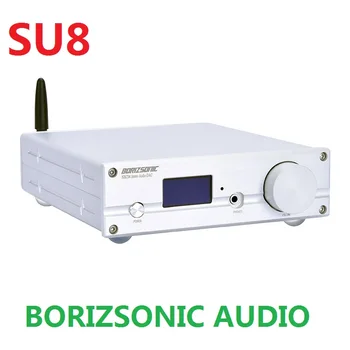 

2020 New BORIZSONIC SU8 AK4493EQ Digital Audio Decoder DAC Bluetooth@5.0 Support DSD256 DAC XMOS XU208 Headphone Audio Amplifier