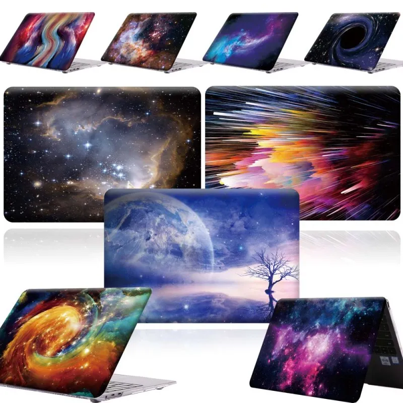 For HUAWEI MateBook X Pro 2019 13.9/MateBook 13 14/MateBook D 14 15 -Printing Star Space PC Shell Laptop case Cover | Компьютеры и