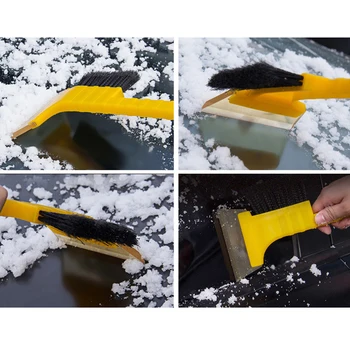 

2 in 1 Car Snow shovel Removal Ice Scraper Flexible Auto 1pc Equipment