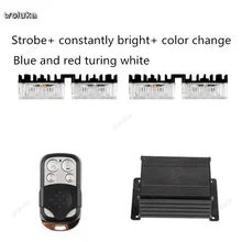 Автомобильный Средний стробоскоп супер яркий красный белый синий открытая дорожная световая сигнализация прожектор стробоскоп CD50 Q04