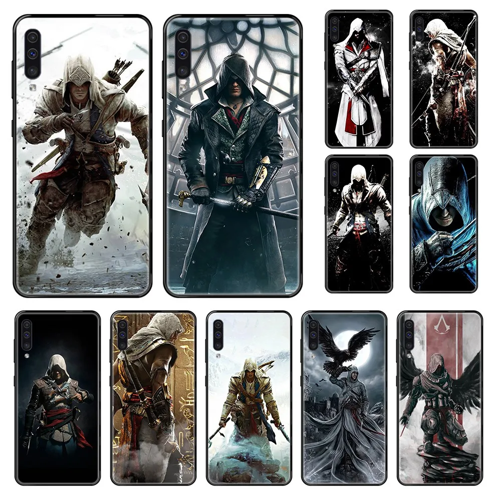 Горячая Игра Assassin's Creed Altair бампер черный чехол для телефона Samsung Galaxy A 3 5 6 7 8 20 40 50