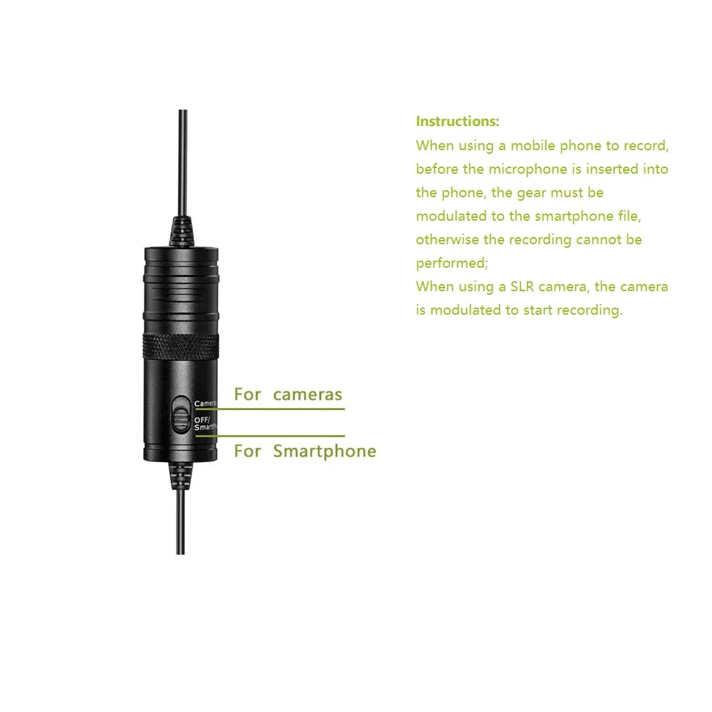 Mcoplus Mini 3,5 мм петличный микрофон с отворотами и зажимом проводной конденсаторный мини-микрофон для компьютера телефона Canon Nikon DSLR Cam