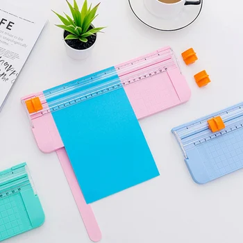 

Portable Light Office Kit A4 Precision Paper Card Art Trimmer Photo Cutter Cutting Mat Blades Home Cutting Tool School Supplies