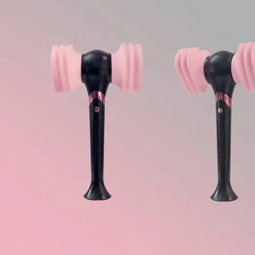 Picture Color Kpop Blackpink Official Light Stick Lightstick Jnnie Rose New YG K-POP Hot New Sweet Pink Heart Shape Concert Light Stick - Color: Picture Color