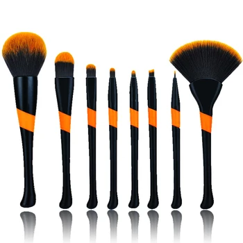 

8pcs Luxury Pink Makeup Brushes Professional Soft Hair Foundation Blush Concealer Make Up Brushes Cosmetic Tools