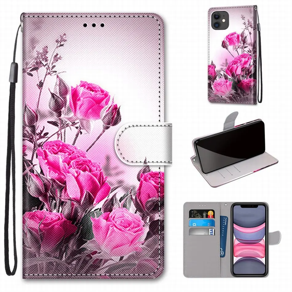 Cute Leather Phone Bags For Cover Sony Xperia 10 L2 L3 X XA XA1 XA2 Plus Rose Wallet Case Box Tower Mountain Sky Flip Funda D08F Cute Leather Phone Bags For Cover Sony Xperia 10 L2 L3 X XA XA1 XA2 Plus Rose Wallet Case Box Tower Mountain Sky Flip Funda D08F