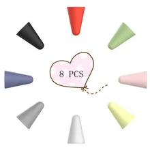 HLTON 8 шт защитный чехол для Apple Pencil 1 2st ручка стилус Penpoint чехол силиконовый защитный чехол для Apple Pencil2 чехол